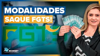 SAQUE O SEU FGTS CONHEÇA TODAS AS MODALIDADES DE SAQUE DO FGTS [upl. by Bogoch]