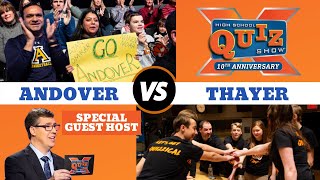 High School Quiz Show QUARTERFINAL 2  Andover vs Thayer Academy 1010 with Jeff Kinney [upl. by Shirline]