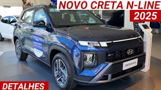 Novo Hyundai Creta Nline 2025 chega com visual renovado e mais completo por R182090 vale a pena [upl. by Romeu]