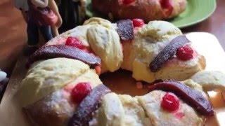 COMO HACER ROSCA DE REYES RECETA CASERA [upl. by Aidam]