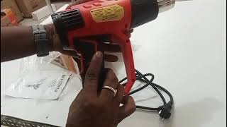 Forte HEAT GUN Unboxing  Variable Speed  600° C  2000W [upl. by Pru]