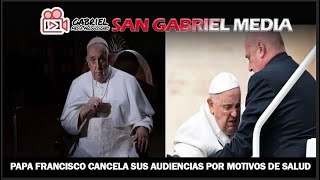 vaticano Papa Francisco cancela sus audiencias por motivos de salud por segunda vez papafrancisco [upl. by Pelson168]