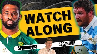 SPRINGBOKS VS ARGENTINA LIVE  South Africa vs Los Pumas Watchalong [upl. by Anoi543]