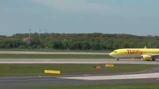 AirberlinTUIFLY beim Start ad Flughafen Düsseldorf [upl. by Aiak]