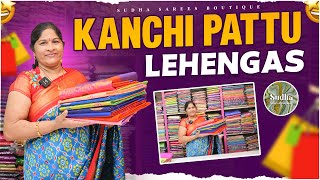 Latest Kanchi Pattu Lehengas Collections  Dont Miss It  Sudha Sarees [upl. by Leler623]