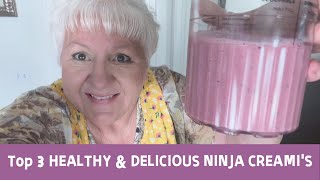 My FAVORITE 3 HEALTHY Ninja Creami RECIPES ninjacreamirecipes lowcarb fruit healthyicecream [upl. by Ainot858]