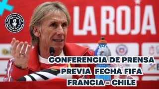 FRANCIA VS CHILE  Conferencia de prensa de Ricardo Gareca y Gabriel Suazo [upl. by Honeyman]