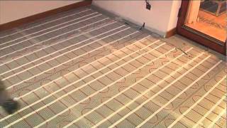 ECOFLOOR Underfloor Heating Mat Installation [upl. by Ttegdirb]