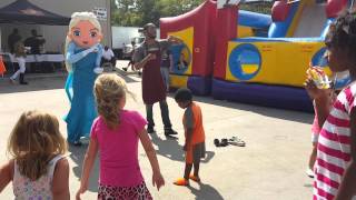 Elsa from Frozen dances to watch me WhipNae Nae [upl. by Adnirod]