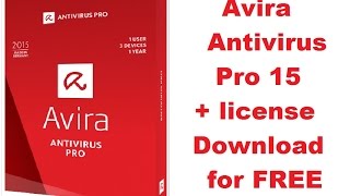 How to install Avira Antivirus Pro 15  key license free download [upl. by Faruq]