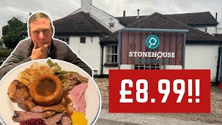 Reviewing the CHEAPEST SUNDAY ROAST CARVERY in the UK [upl. by Prichard]