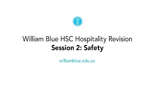 HSC Hospitality Revision Day  Session 2 Safety [upl. by Ailisec]