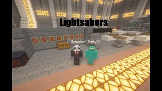 Lightsabers datapack showcase Featuring ReikoMC [upl. by Onailil]