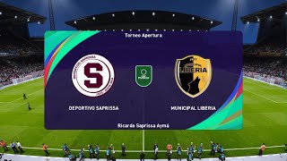 Modo carrera jugador liga Promerica Deportivo Saprissa vs Municipal Liberia [upl. by Toback]