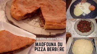 Madfouna Pizza Berbère Recette SoHadga n°5 [upl. by Rammaj]