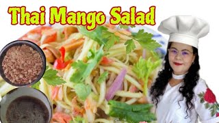 Thai Mango Salad Recipe How to make mango salad ginadeguzman9658 [upl. by Aidiruy]