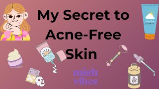 How i got rid of Acne acneproneskin acne acnecare skincare MishhFish trending youtube [upl. by Hardin]