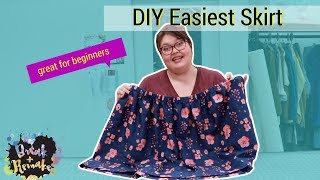 Easiest Skirt Ever  for the complete beginner [upl. by Verile]