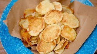 Homemade Crispy Microwave Potato Chips  Regular Ranch amp BBQ Flavors [upl. by Marijo]