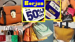 Borjan flat 50 off bags amp Clutches borjan shoes sale [upl. by Dunton]