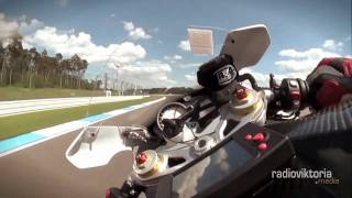 GyroOnboardCam Hockenheimring auf BMW S 1000 RR [upl. by Ttej]