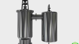 Animation of MVR Falling Film Evaporator [upl. by Good]