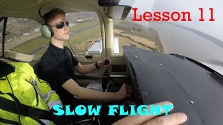 EASA PPL LESSON 11  EGGP  ATC AUDIO  PA38  Slow Flight  VFR Flight Vlog [upl. by Rosemary]