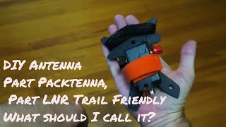 QRP Portable self contained DIY Antenna Packtenna LNR Trail Friendly [upl. by Baalbeer]