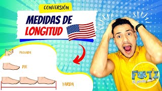 Conversión de unidades del SISTEMA INGLÉS [upl. by Ehgit]