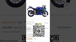 r15 v4 drem bike he yaar 🥹🥹sports viralvideo trending help [upl. by Alakim84]