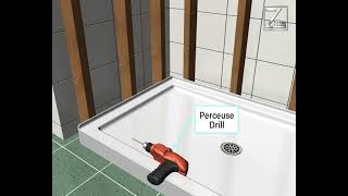 Standard Shower Base Installation [upl. by Gilchrist847]