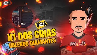 FREE FIRE AO VIVO 💎 X1 DOS CRIA AO VIVO 💎 SALA PREMIADA VALENDO DIAMANTES 💎 SALA PERSONALIZADA FF 💎 [upl. by Nil451]