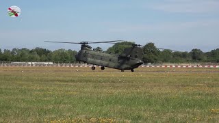 RAF Chinook Display A Spectacle of Power and Precision [upl. by Eeslek]