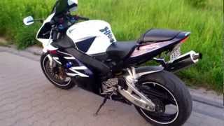 Honda CBR 954 custom exhaust sound [upl. by Vidda]