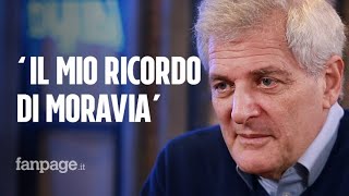 quotIl funerale di Moravia e la sua cravatta rosaquot Alain Elkann ricorda il grande scrittore [upl. by Rodriguez]