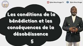 «Les conditions de la bénédiction et les conséquences de la désobéissance »5 Apôtre Jose Tsobo [upl. by Assyle350]