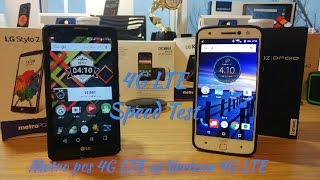 Metro PCS 4G LTE vs Verizon 4G LTE Speed Test results are Surprising 😮😲 [upl. by Giarla170]