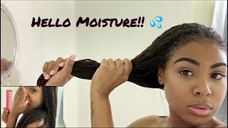 How To CoWash Relaxed Hair For Extreme Moisture [upl. by Hakilam67]