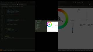 Full Video ☝🏻ASMR Programming asmr Triadic Color Wheel code No Talking  HTML CSS JavaScript [upl. by Inaluahek]