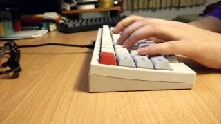 HHKB TypeS Silent Topre  Typing Sound Test [upl. by Fein922]