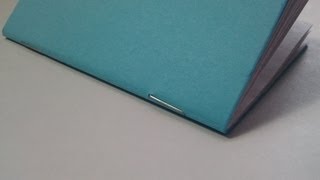 How to bind a book with staples saddle stitch binding [upl. by Onavlis]