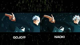 GOJOvs naokieaa  Jujutsu kaisen Edit  After Effects Free project file  4K [upl. by Mary]