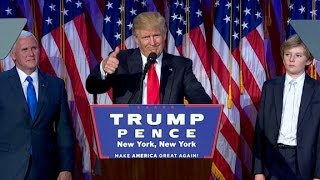 Donald Trumps entire election victory speech [upl. by Cirdla]