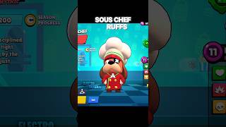 NEW SOUS CHEF RUFFS SKIN  SNEAK PEEK shorts brawlstars [upl. by Enelaj144]