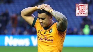 Roar Rugby Podcast  Instant Reaction  back to the drawing board as Wallabies fall to Scotland [upl. by Eenwahs]