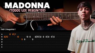 MADONNA  Natanael Cano En Guitarra Todos los REQUINTOS Tutorial Original  The Yerena [upl. by Jen]