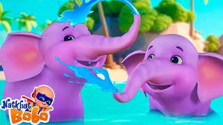 Nanha Hathi  Ek Mota Hathi  Hathi Raja  Hindi Nursery Rhymes amp Kids Songs Balgeet amp Poem [upl. by Aratak]