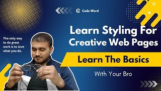 Web Designing Part 3  Learn how to gave style in stylesheet for your creative web page  Code Word [upl. by Eioj798]