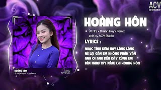 HOÀNG HÔN  Bản hot tiktok   ÚT NHỊ COVER  Nhạc Tình Đêm Nay Lâng Lâng Remix TikTok [upl. by Annairol]