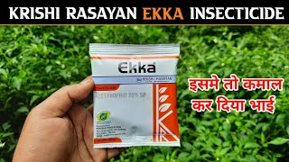 Ekka insecticide use in hindi  कृषि रसायन का एक्का कीटनाशक  Acetamprid 20 sp [upl. by Nnahsal409]